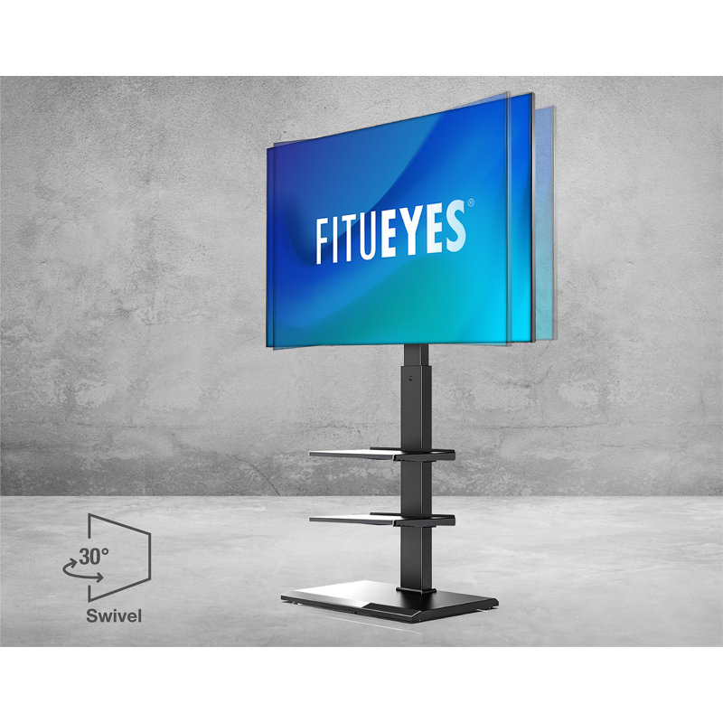 Tall Bracket Fitueyes Single Screen Floor Stand Mount