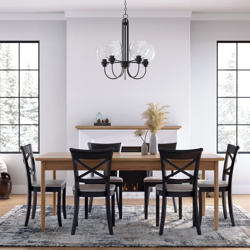 5 - Light Wagon Wheel Chandelier