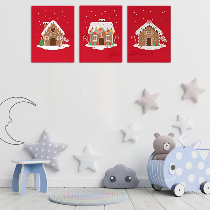 3 Piece Wrapped Canvas Wall Art, 90cm H x 60cm W