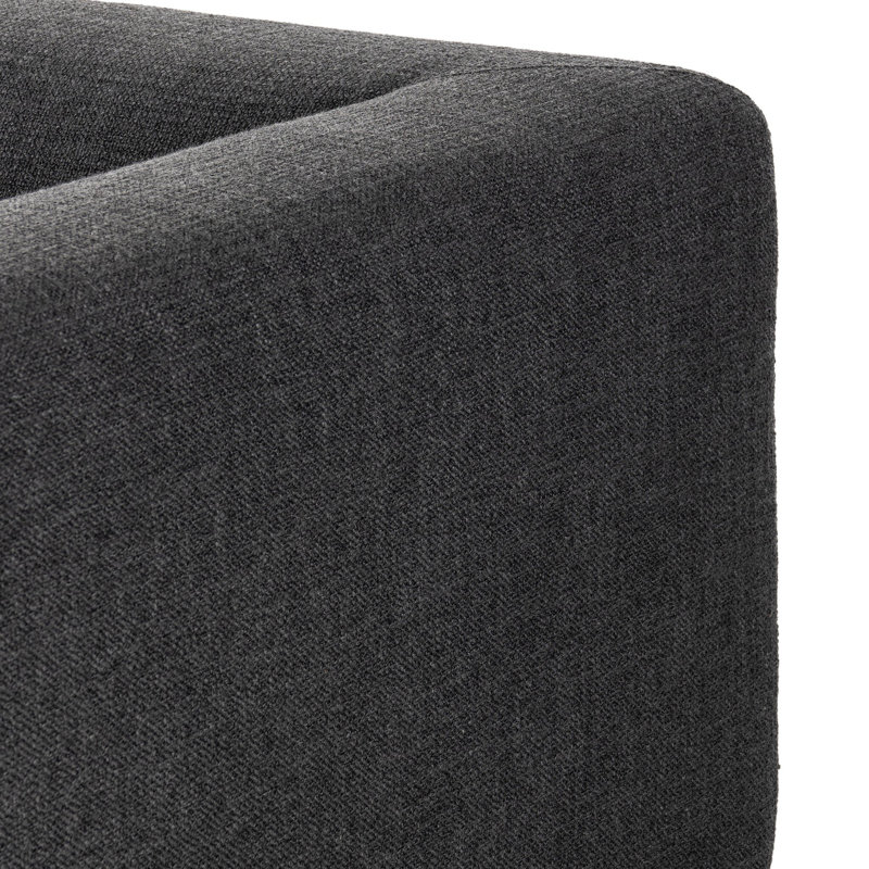 Lawndale Sofa-89"-Napa Sandstone, Saxon Charcoal