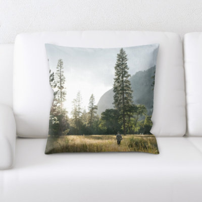 Microsuede Throw Pillow