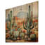 Mexican Desert Serenity II - Mexican Art On Wood Print-678248641