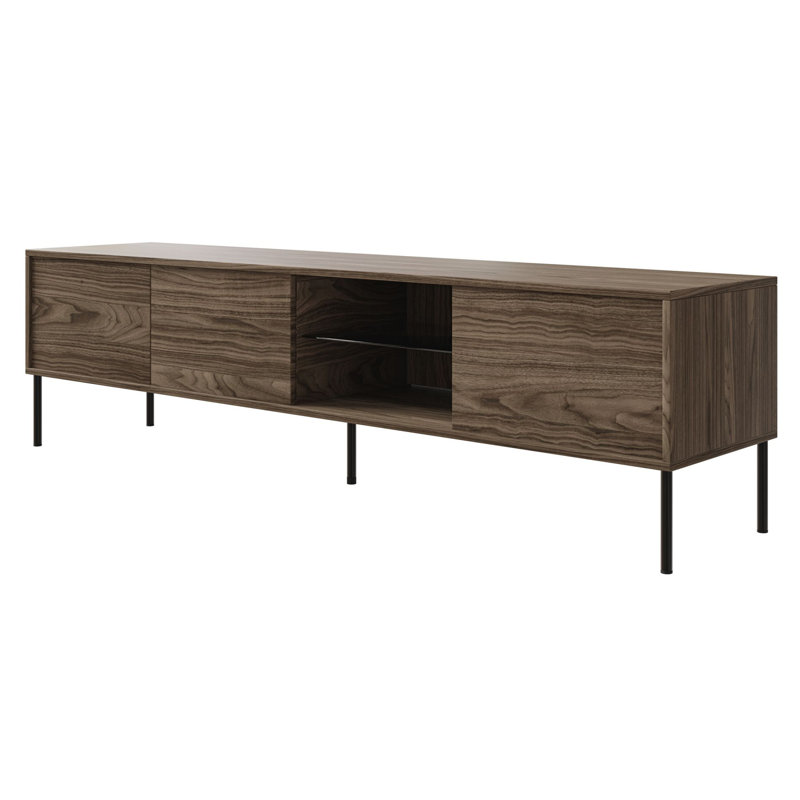 Unfinished TV Stand for TVs up to 75", Brown