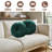 PUMPKIN SEAT Velvet Round Decorative Pillow for Sofa Decor (18-Inch)-1243417635