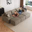 Canapé modulaire en velours côtelé moelleux 95 pouces Compression Cloud
