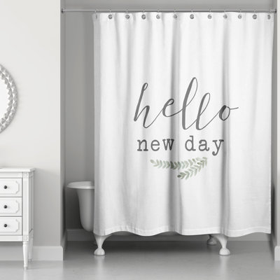 Rideau de douche Hello New Day