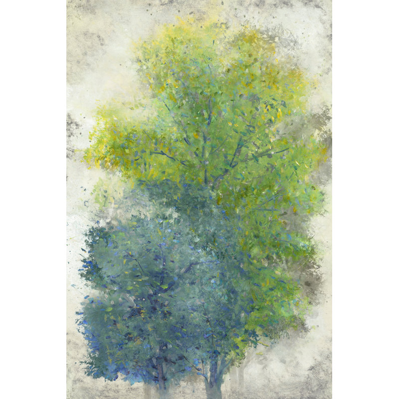 " A Pair Of Trees II " by Timothy O' Toole Painting Print, 12" H x 8" W x 1.25" D