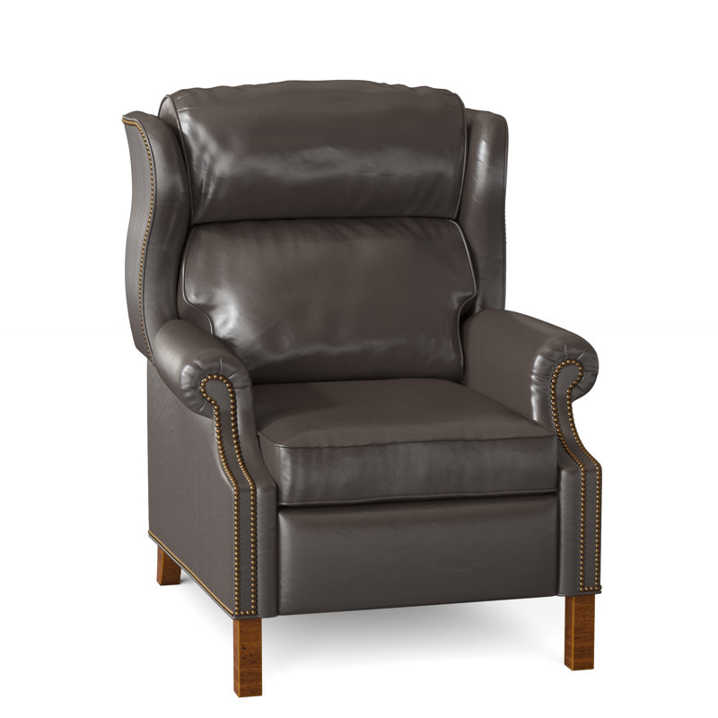 Fauteuil inclinable présidentiel, Cuir véritable Fumo Aline, Nouveaux classiques, Naturel français