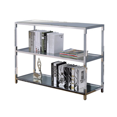 47.5'' Glass Top Console Table