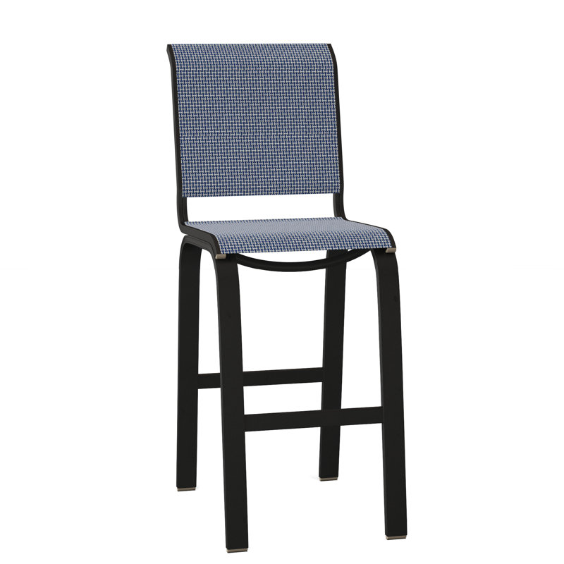 Tabouret de bar 29,5 po Holna, Noir texturé, Brise