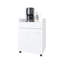 White Kitchen Cart With 2 Doors And 1 Drawer, Storage Option For Organized Kitchen, Caster Wheels Easy Movement, Particle Board Build, 33.98 In High, 17.87 Wide, 23.66 Deep - Coloured Convenient