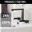 Widespread Double Handle Bathroom Faucet-107545237