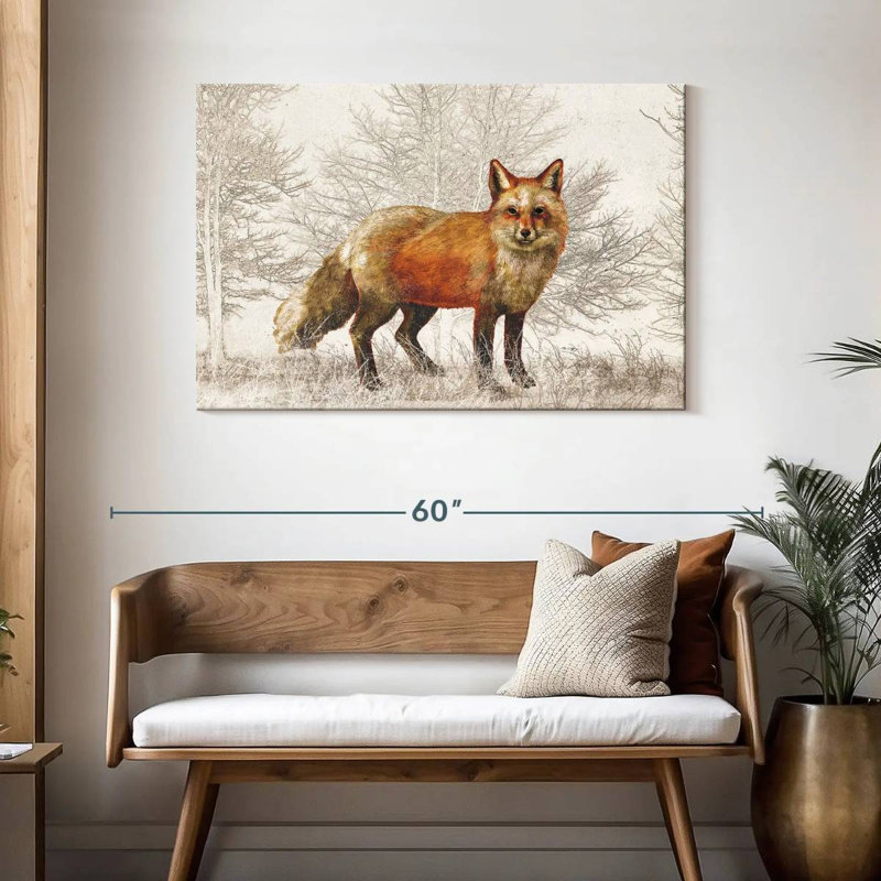 Brampt White Christmas Lodge III, 30" H x 45" W