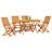Octagonal 5 - Piece 4 - Person Outdoor Table Set