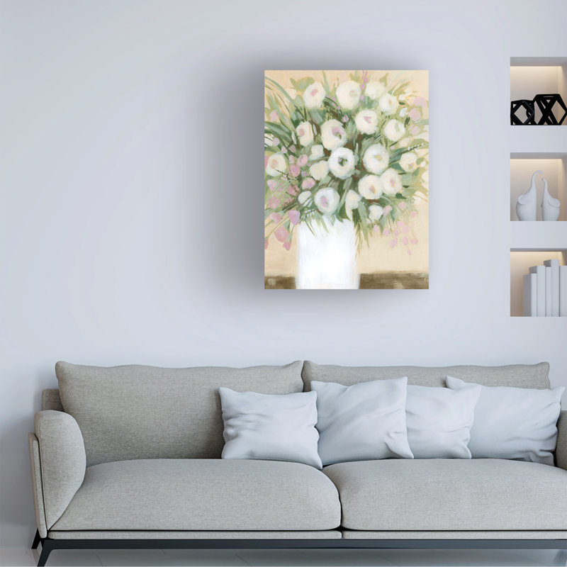 «Highland Dunes Grace Popp Soft Sun Bouquet I», art mural sur toile WAG37780, H 19 po x l 14 po