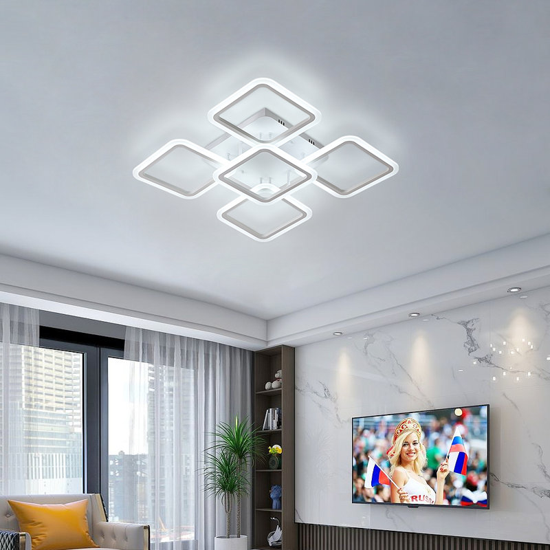 Belger LED Semi Flush Mount, 6000K