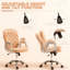 Chaise de bureau réglable avec accoudoirs, confort moelleux et éclat glamour pour le bureau à domicile-1023343641