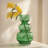 Luciel 9.5" Tall Green Bubble Glass Table Vase-119598365-95418617