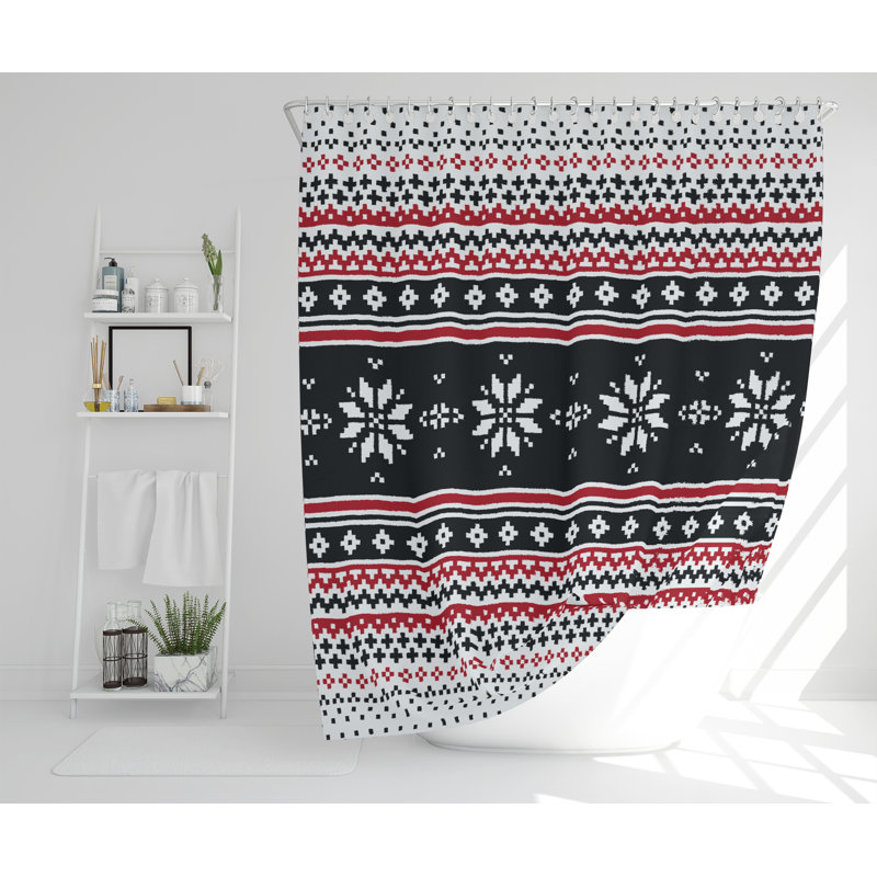 Conley Polyester Shower Curtain Set