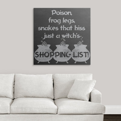 « iii », art textuel dépilé Spooky Chalkboard