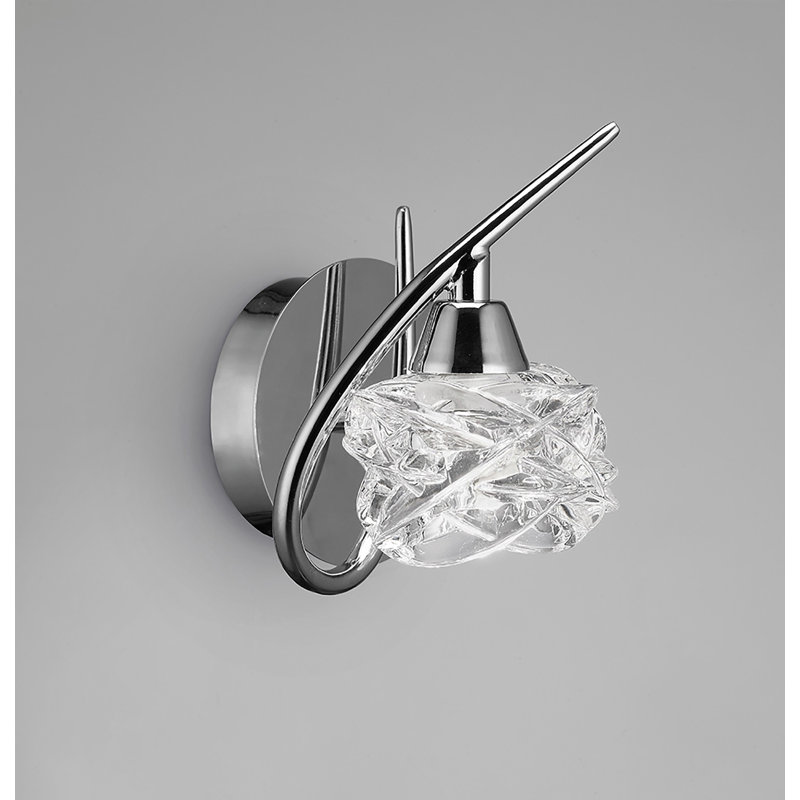 Waithman Chrome Armed Sconce, Polished Chrome