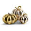 Seasonal Glass Pumpkin