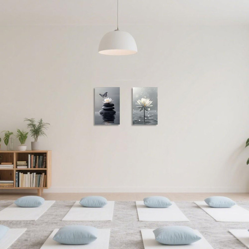 2 Piece Wrapped Canvas Wall Art, 60cm H x 40cm W