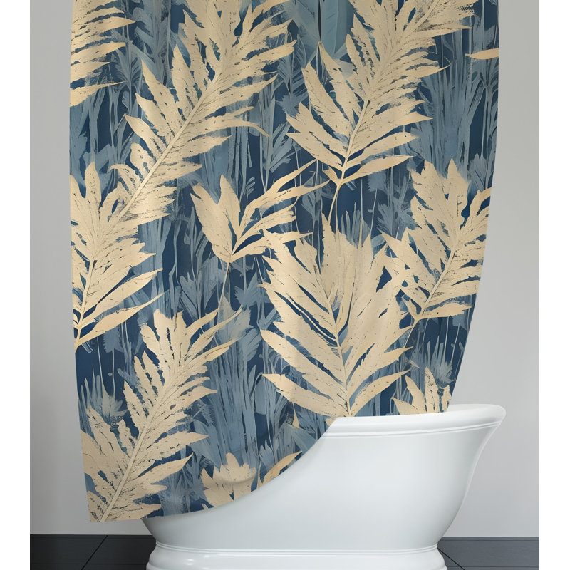 Alfea Floral Shower Curtain, 72" H x 70" W