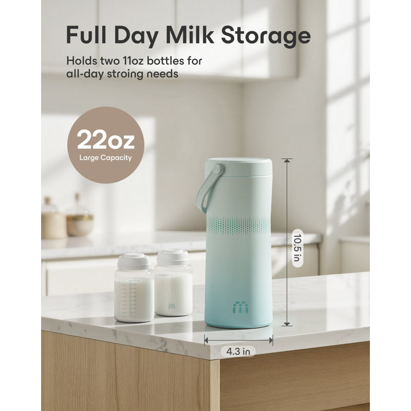 Refroidisseur à lait 22 oz en acier inoxydable pour voyage et travail