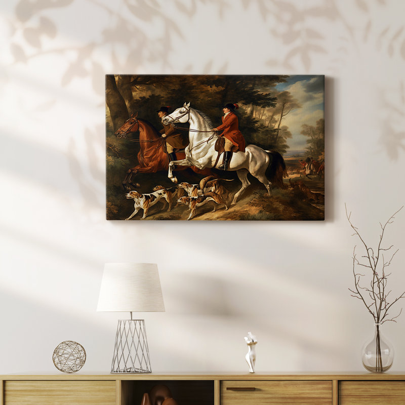 Animaux, paysage, série CDVII, H 18 po x l 27 po