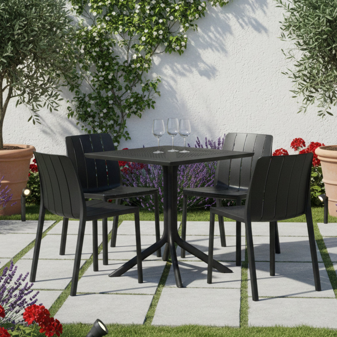 4 - Person Patio Dining Set with Square Table