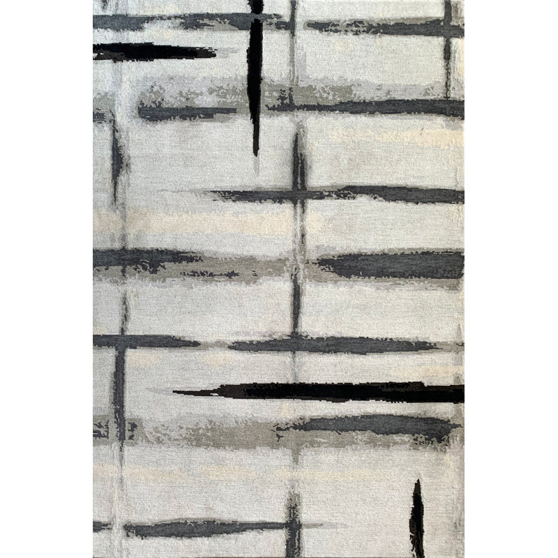 Shards Charcoal, Rectangle 6' x 9'