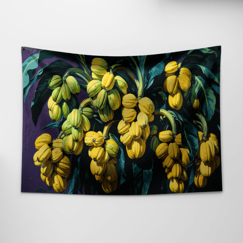Tapisserie murale Fruit Plantain, 88 po x 104 po
