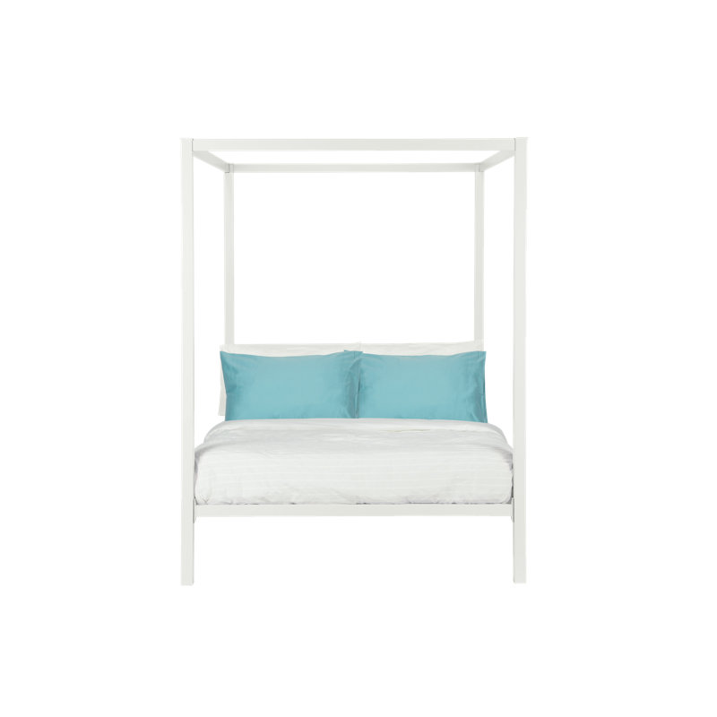 Ainsworth Canopy Bed, Double (4'6), White