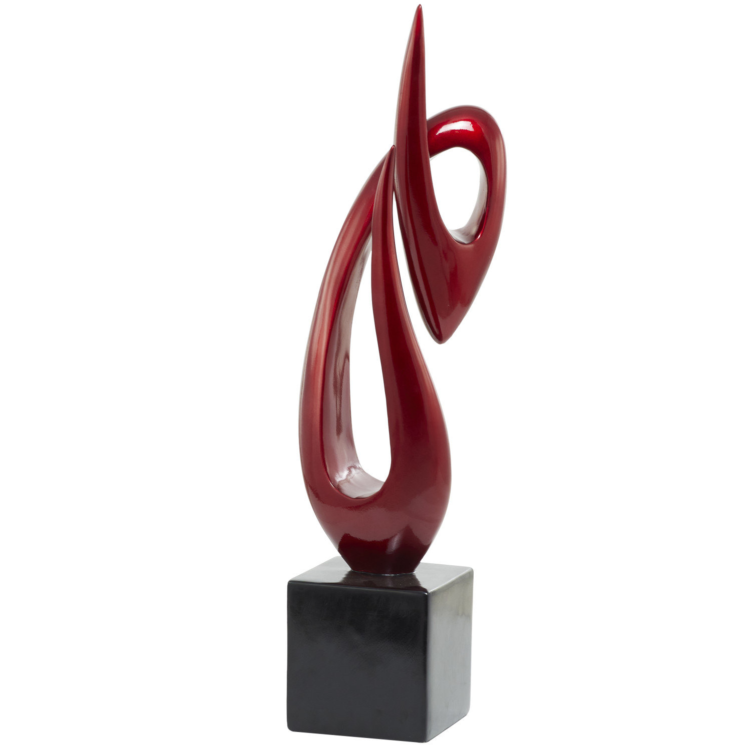 Antarius Sculpture Wade Logan Finish: Red