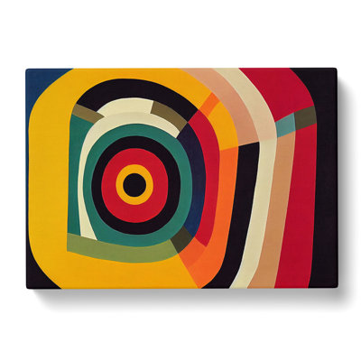 Invigorating Modern Abstract Art - Wrapped Canvas