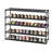 Simple Assembly 5 Tiers 25 Pair Stackable Shoe Rack
