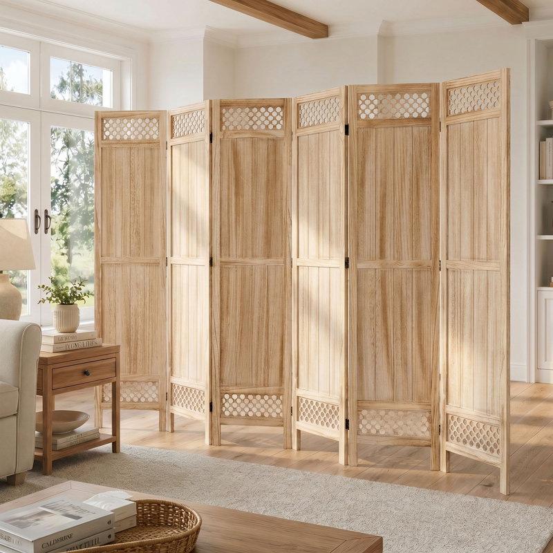 Cloison 67 po, 6, Natural Wood