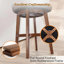 Tabouret de comptoir rotatif H 34,2 po Sheridan-132138089-138402465