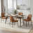 Upholstered Parsons Side Chair Dining Chair-1285722752