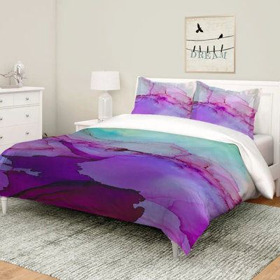 Luminescent Jewel Tones Machine Woven Comforter