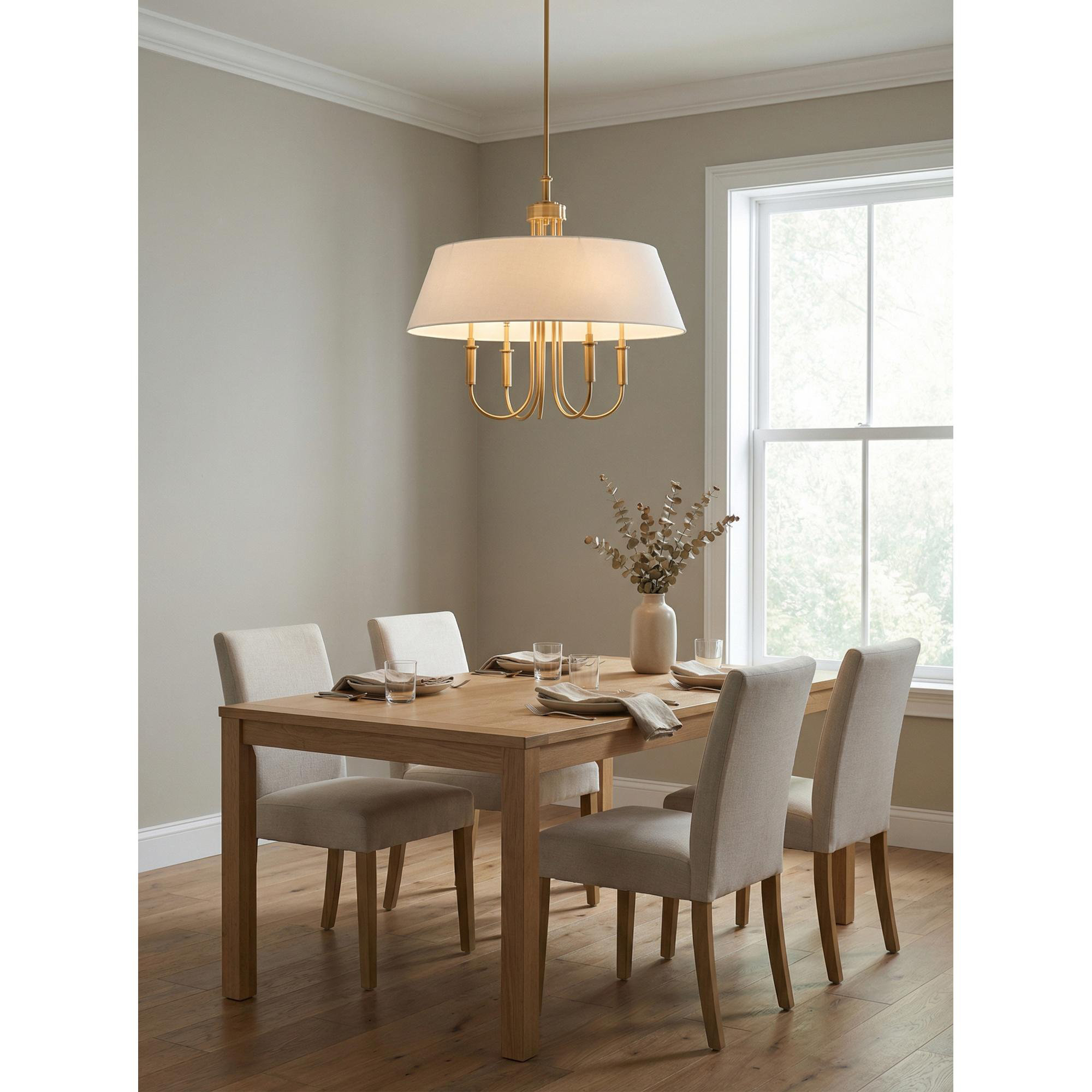 Kittleson Chandelier, Brass