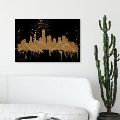 « dallas horizon », peinture sur toile