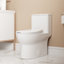 Toilette allongée une pièce à double chasse avec surface émaillée Ally-100041680-105449775