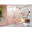 Umbra 64.5 in. x 78 in. Fully Frameless Wall Hinge Towel Bar Shower Door-1511311560