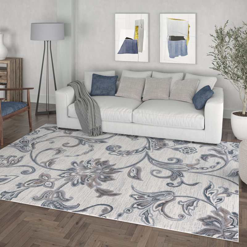 Tapis crème Majoros, Rectangle 7 pi 10 po x 10 pi 3 po