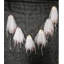 6ct Color Changing Hanging Ghost Halloween Lights 3.25' Clear Wire