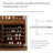 Modern Minimalist Style Walnut Color Solid Wood Multi-Functional Shoe Cabinet With Hanger Design-1158891445