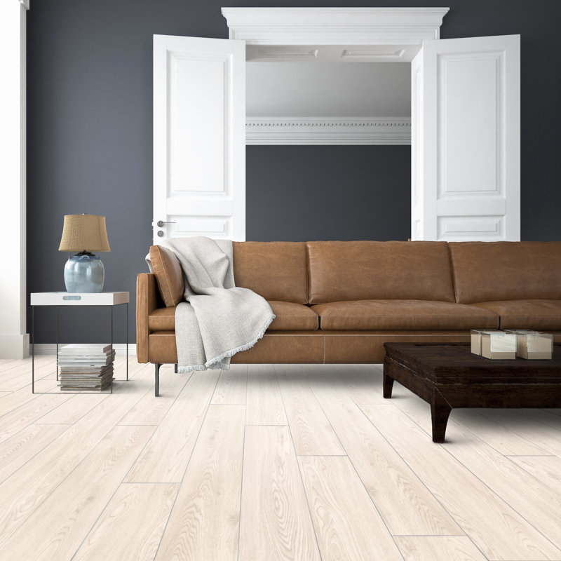 Planches de vinyle 6 po x 36 po Nexus, Chêne blanc