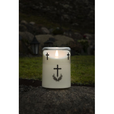 Unscented Flameless Pillar Candle